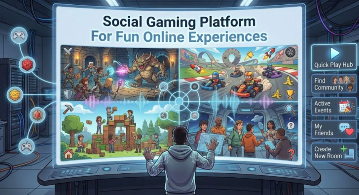 Social Gaming Platform For Fun Online Experiences